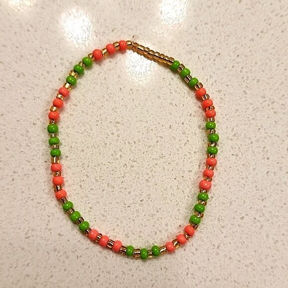 Custom Glass Bead Bracelet - Picture 1 of 2